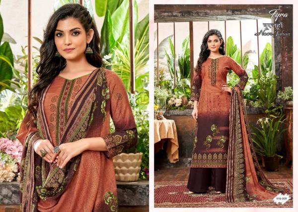 Fyra Noor Jahan 4 Designer Cotton Printed Dress Materials